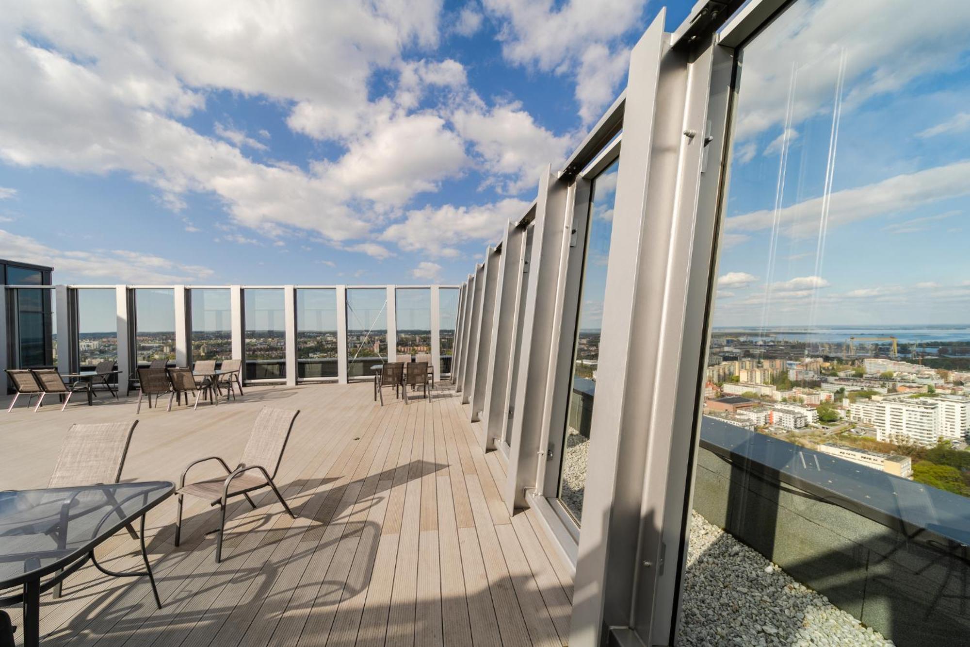 Hanza Tower Apartment No. 524 - Swimming Pool, Jacuzzi, Balcony 什切青 外观 照片